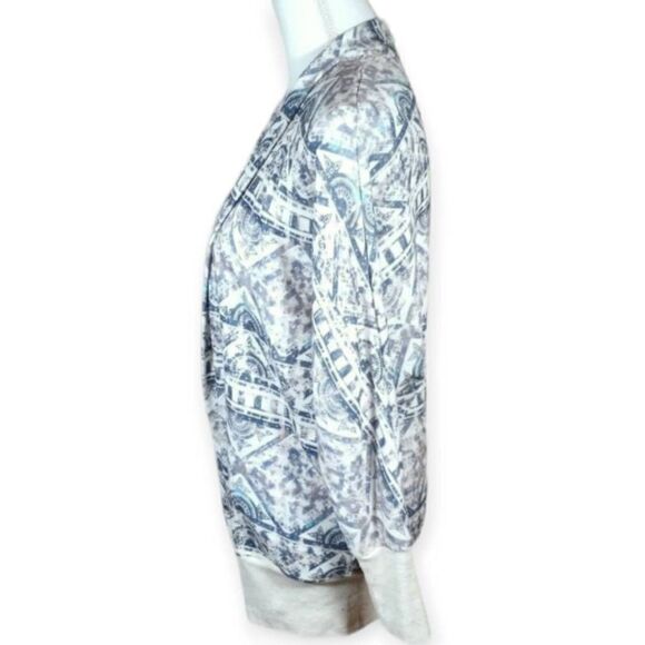 XHILARATION BLACK, GRAY, & BLUE CARDIGAN SZ.XS EUC. - Picture 4 of 7